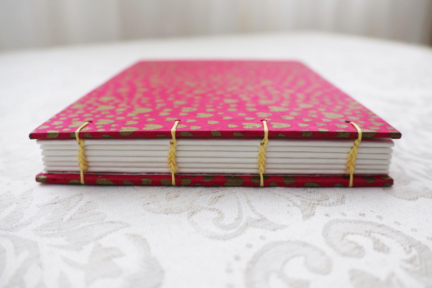 Handmade Hard Cover Sketchbook, Coptic Binding