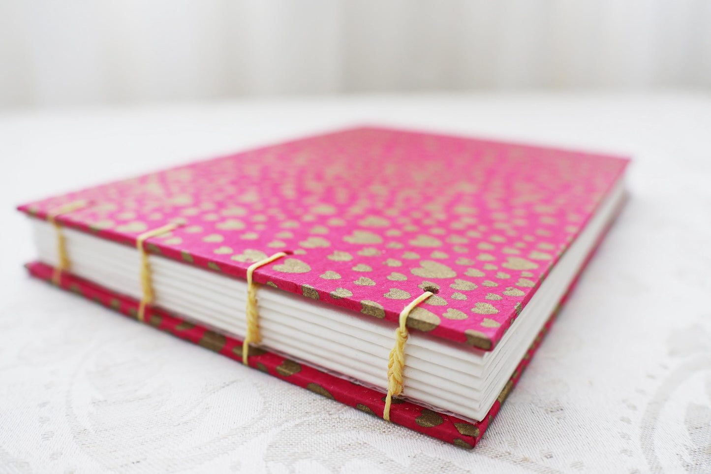Handmade Hard Cover Sketchbook, Coptic Binding