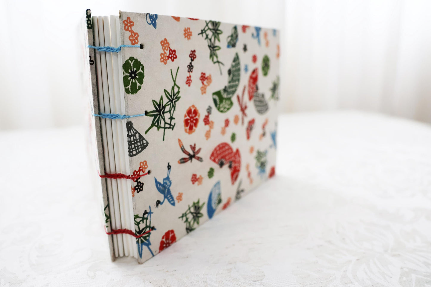 Handmade Hard Cover Sketchbook, Coptic Binding