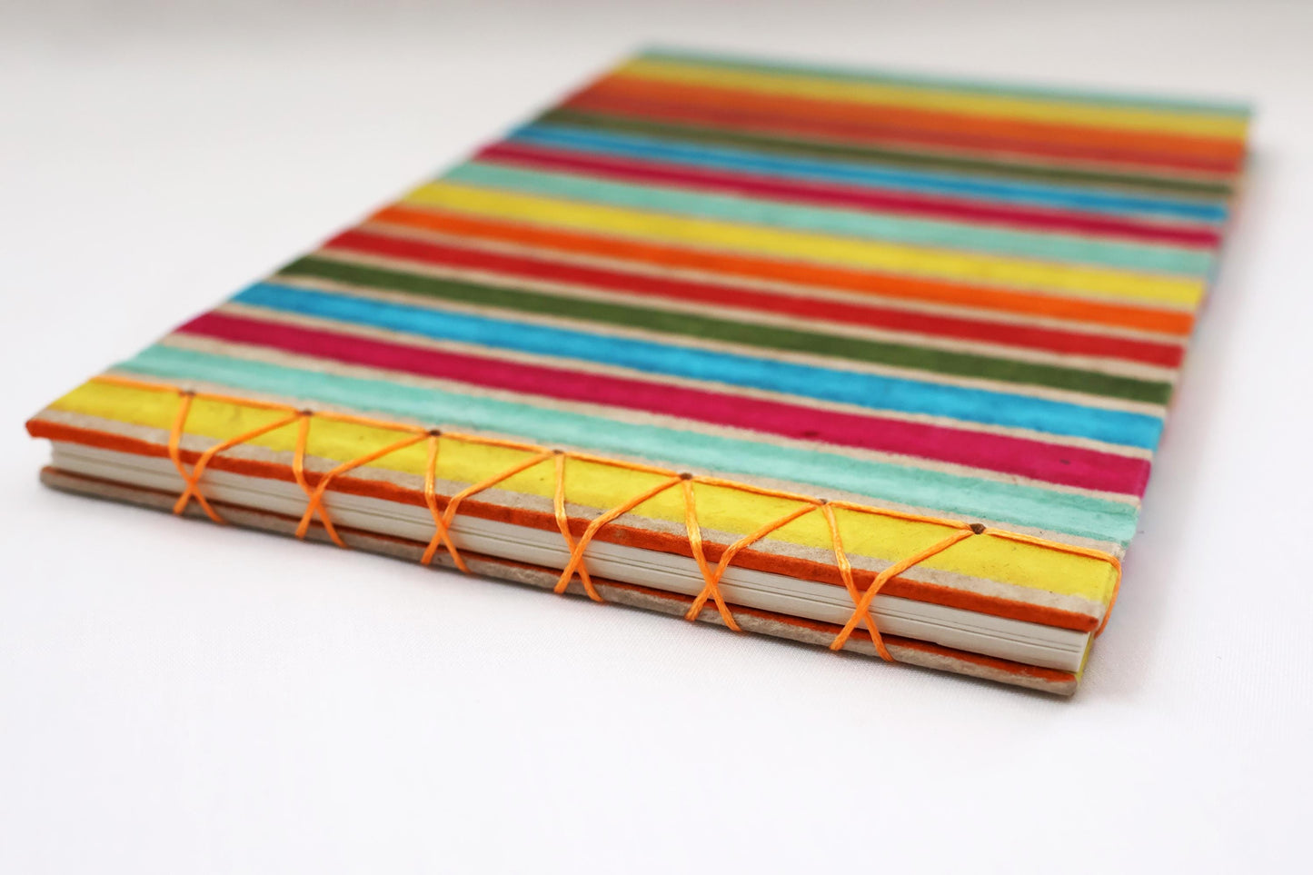 Handmade Hard Cover Notebook, Japanese Stab Binding