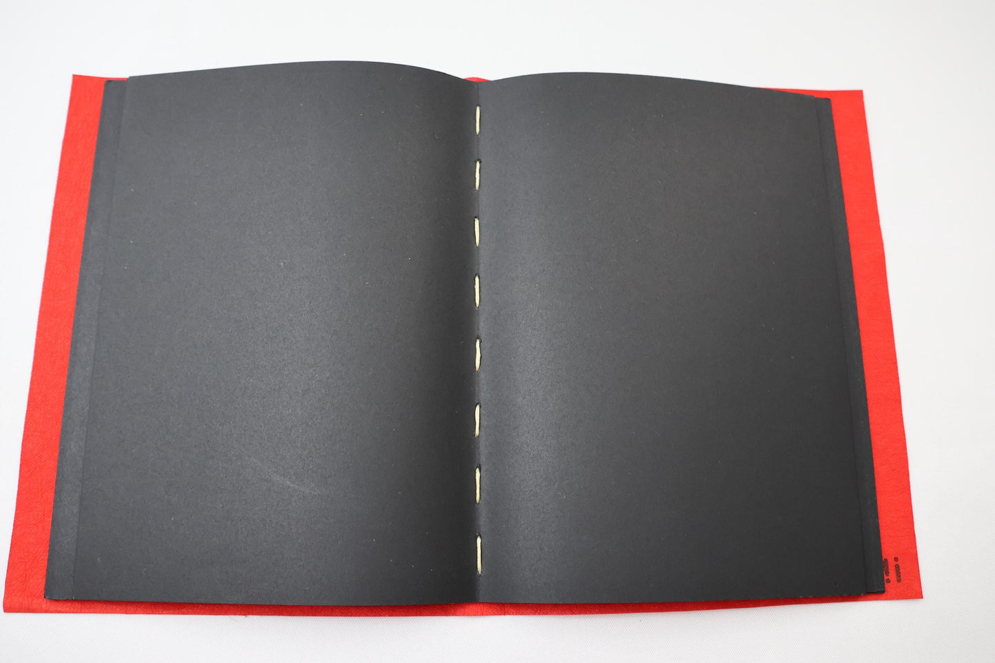Handmade Soft Cover Journal, Diamond Exposed Stitching