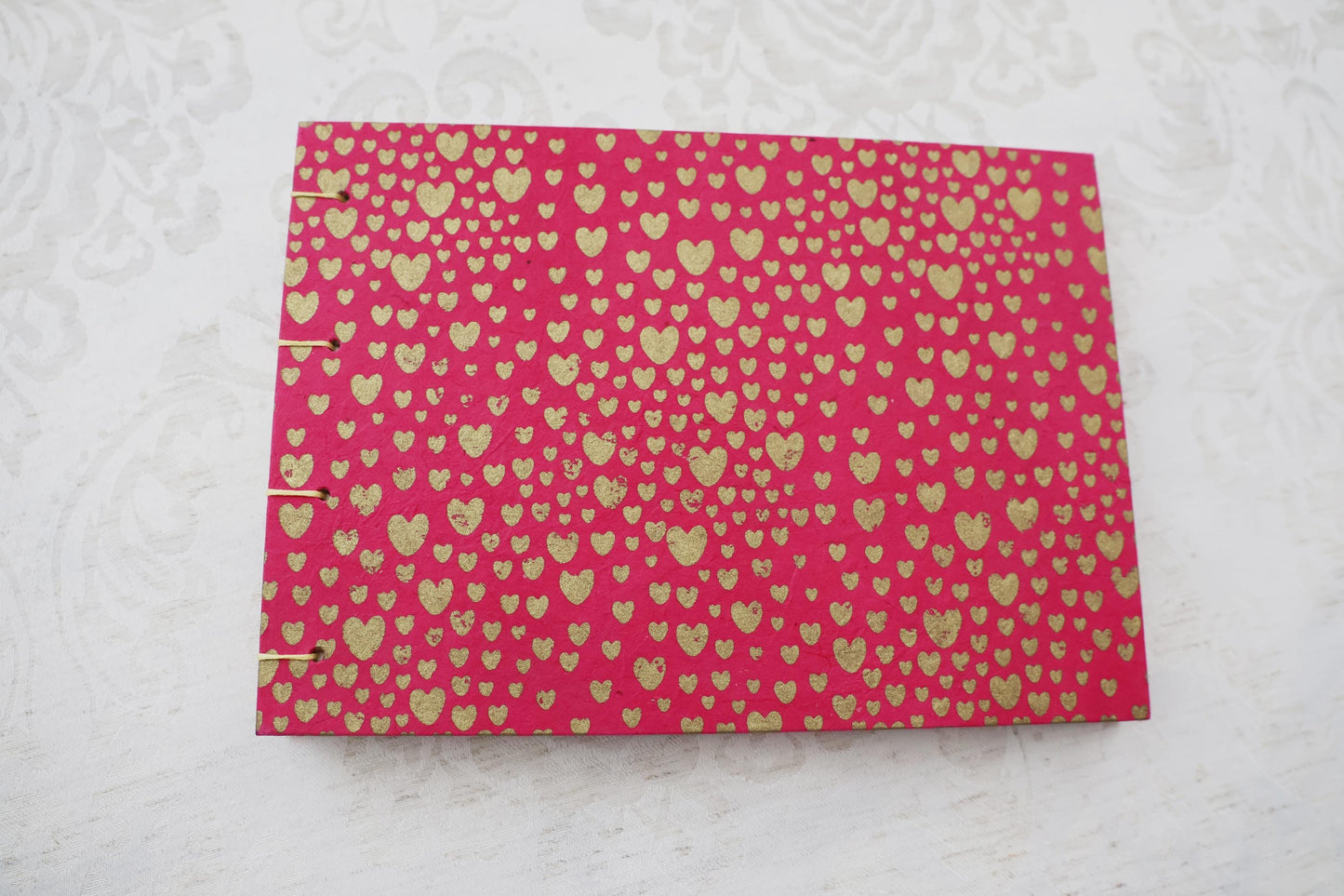 Handmade Hard Cover Sketchbook, Coptic Binding