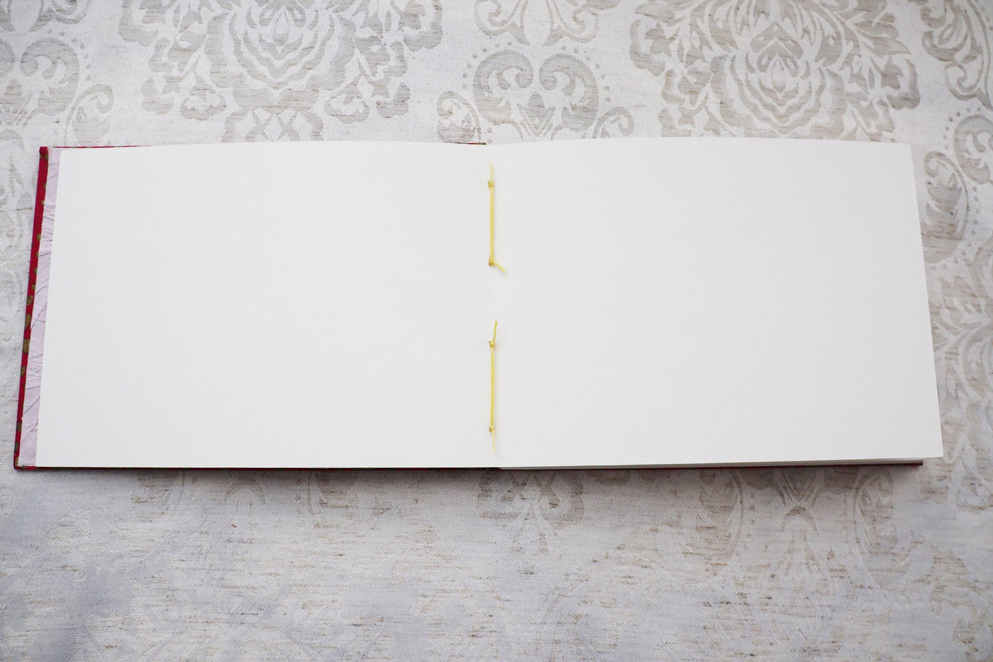 Handmade Hard Cover Sketchbook, Coptic Binding
