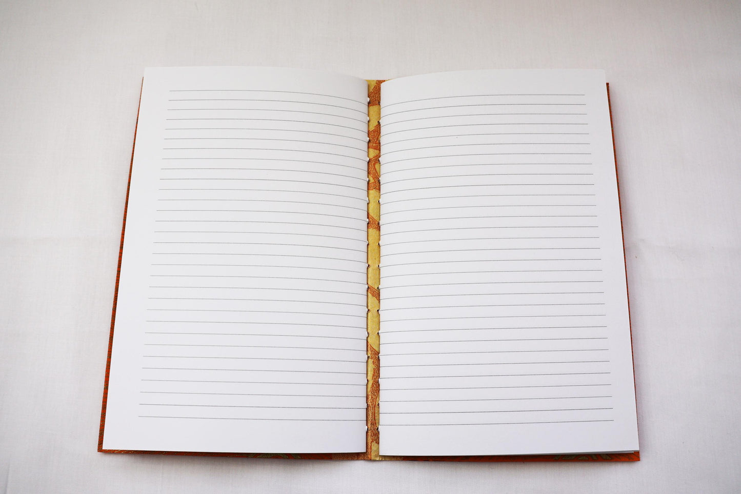 Handmade Soft Cover Journal, Exposed Stitching