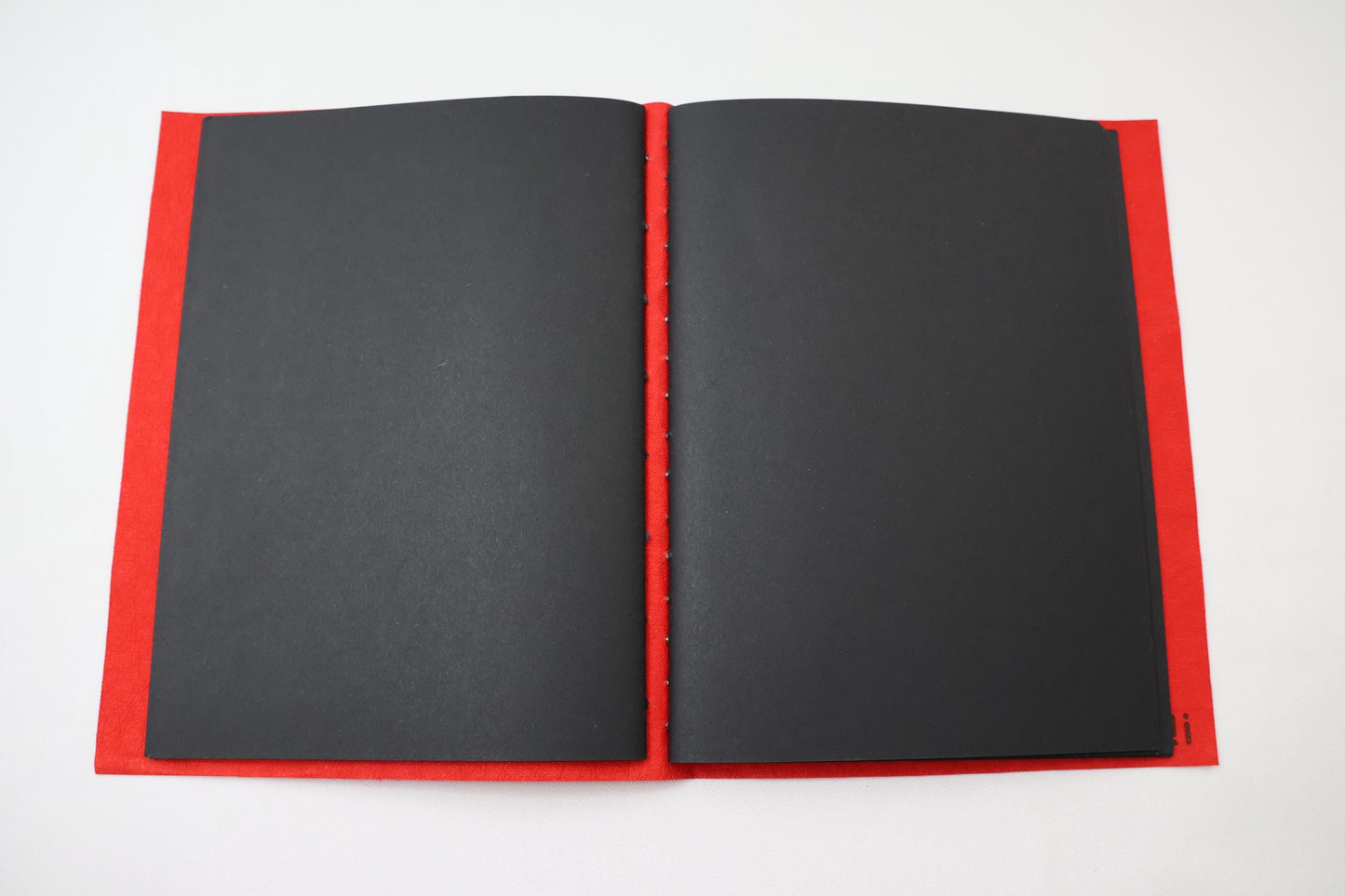 Handmade Soft Cover Journal, Diamond Exposed Stitching