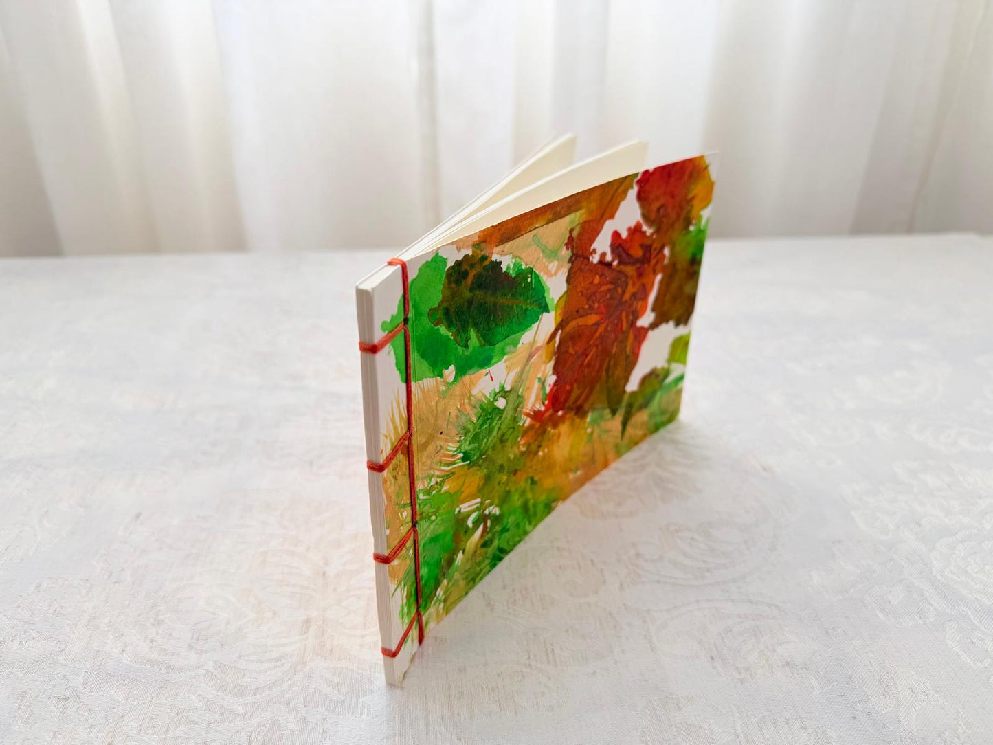 Handmade Soft Cover journal, Japanese Stab Binding