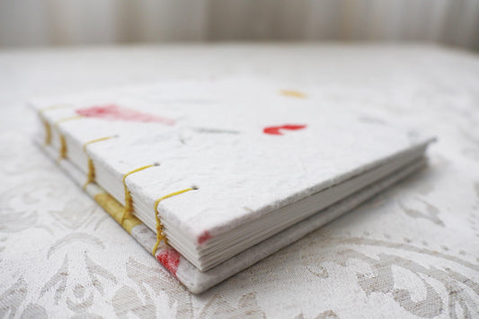 Handmade Hard Cover Sketchbook, Coptic Binding