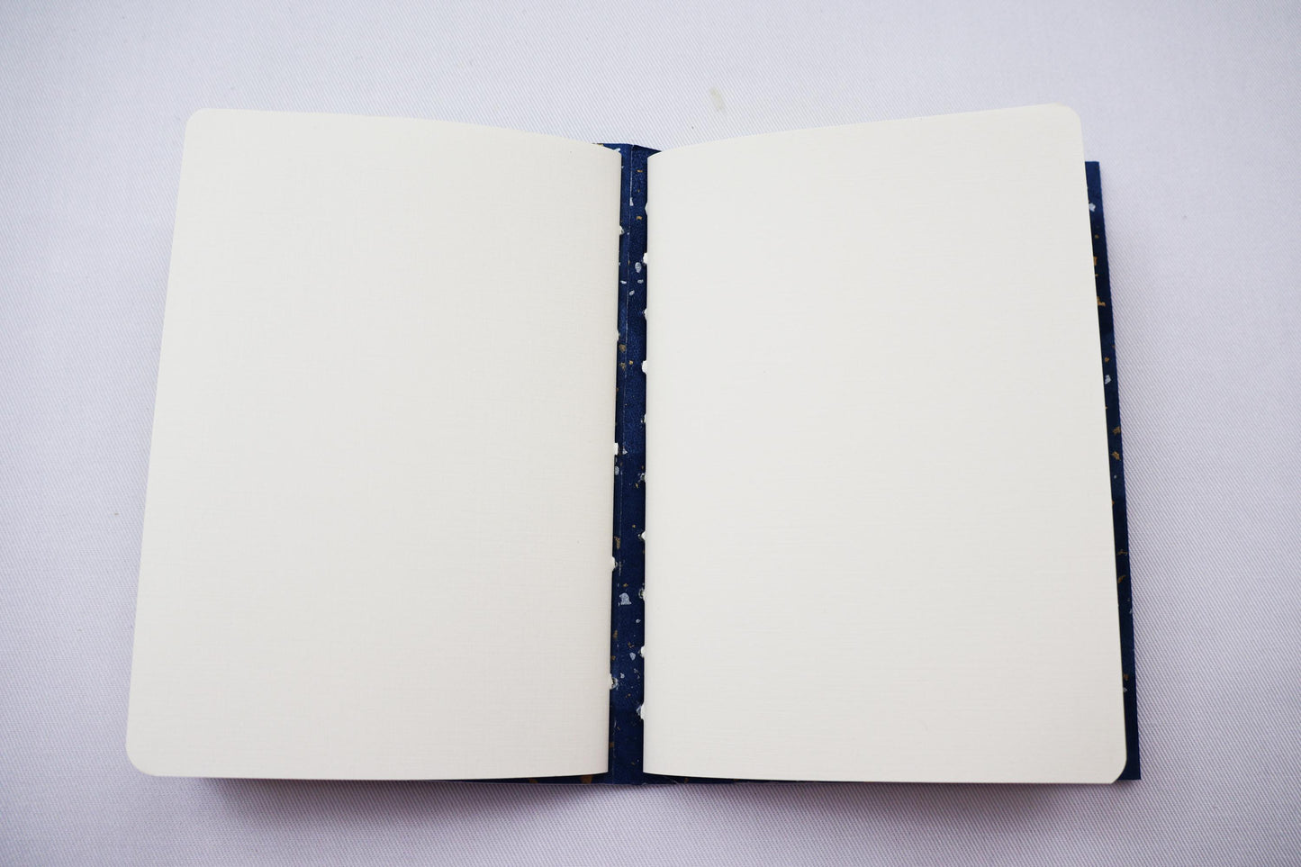 Handmade Soft Cover Journal, Diamond Exposed Stitching