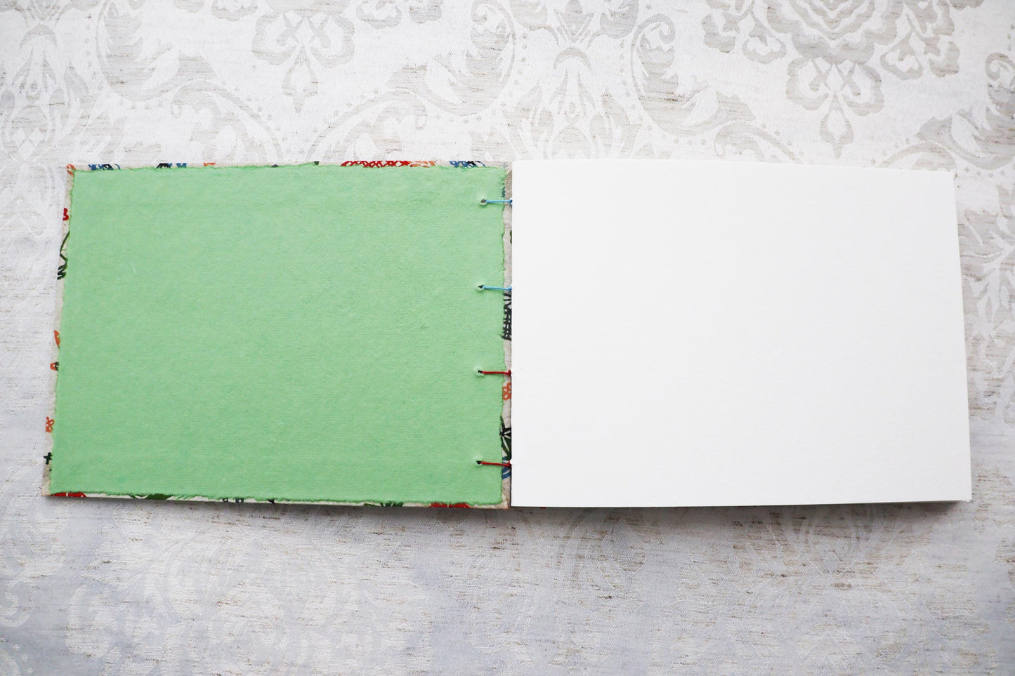 Handmade Hard Cover Sketchbook, Coptic Binding