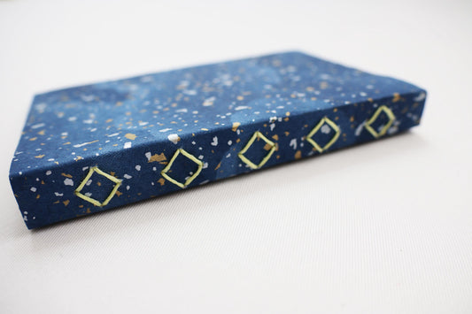 Handmade Soft Cover Journal, Diamond Exposed Stitching