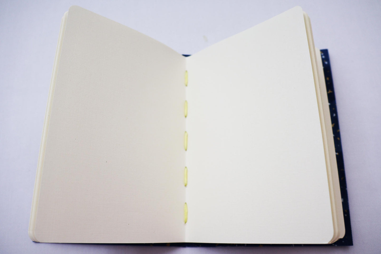 Handmade Soft Cover Journal, Diamond Exposed Stitching